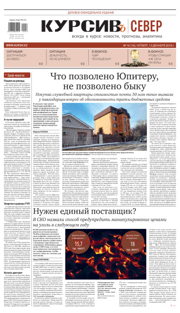 Газета Курсив №16 (север)