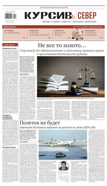 Газета Курсив №17 (север)