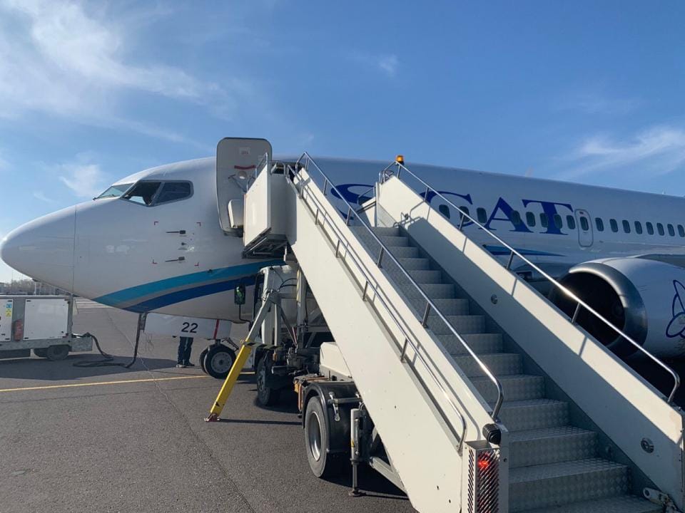 Самолет SCAT аварийно приземлился в Нур-Султане