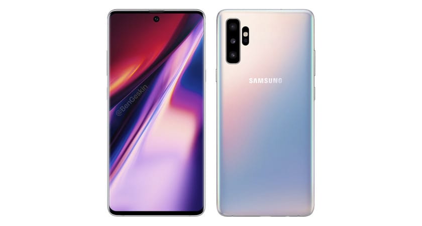 Обнародован дизайн Samsung Galaxy Note 10