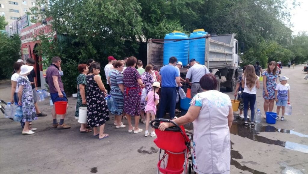 Уральск частично остался без воды