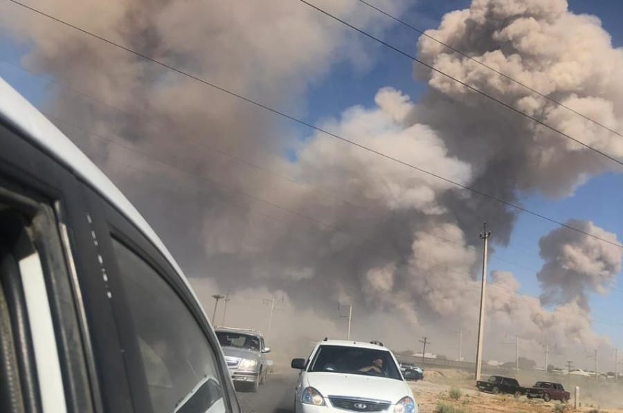 Названы возможные причины взрывов в Арыси