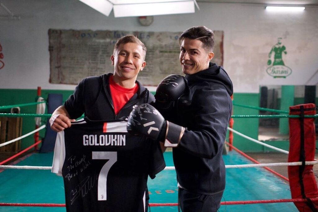 Головкин встретился с Роналду