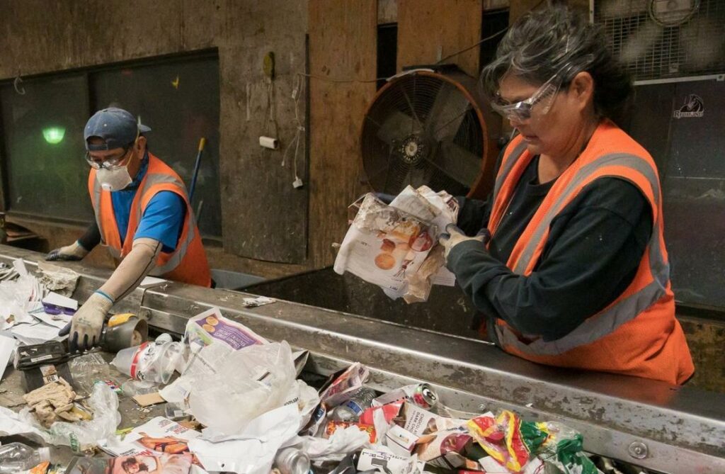 Мусороперерабатывающий завод Norton во Флагстаффе, штат Аризона. Фото: Dawn Kish / The Wall Street Journal