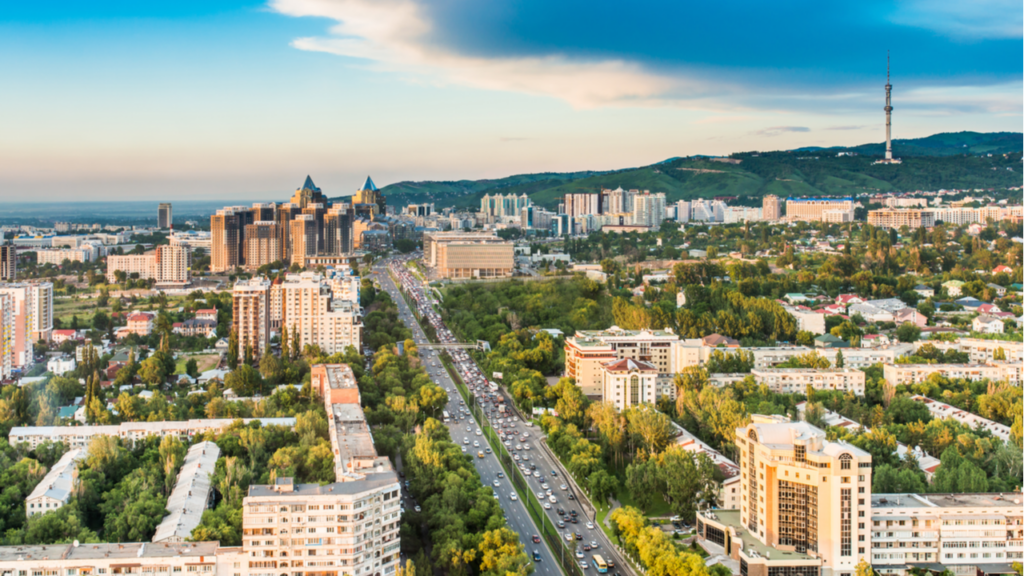 Рядом с Алматы утром произошло землетрясение