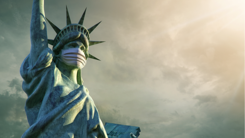 В США за сутки умерли 865 человек из-за коронавируса