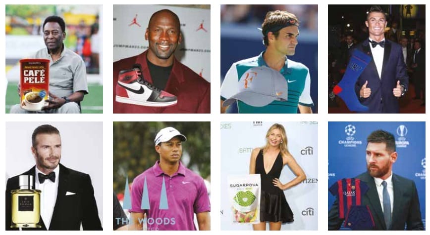 Сколько известные атлеты зарабатывают на торговых марках их имени