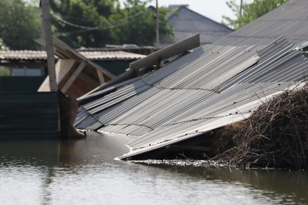 Более 7,6 тыс. га затопило в Туркестанской области