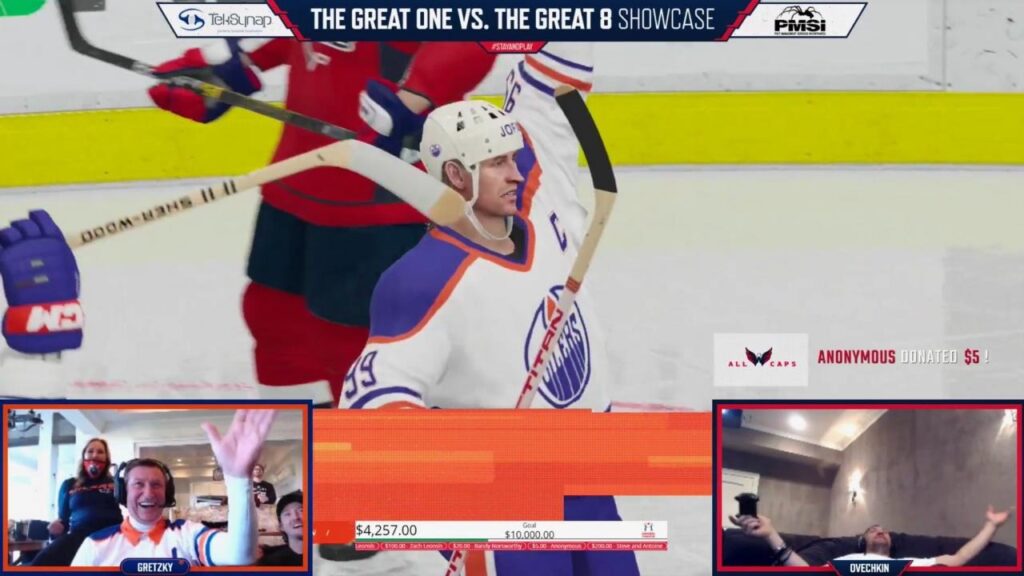 Овечкин и Гретцки за час собрали $40 тыс. на борьбу с коронавирусом