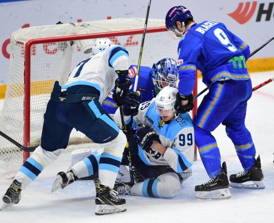 «Барыс» проиграл «Сибири» в чемпионате КХЛ