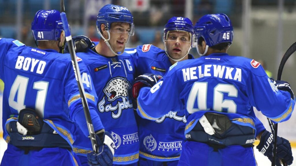 «Барыс» уступил рижскому «Динамо» в чемпионате КХЛ