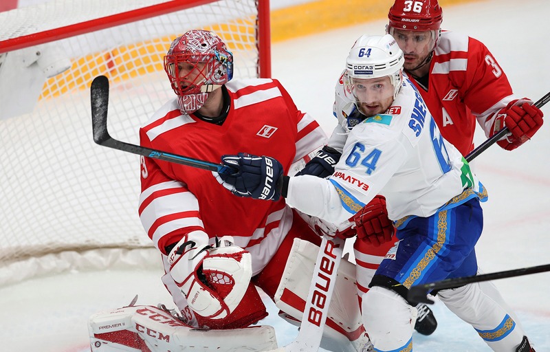 «Барыс» проиграл «Спартаку» в чемпионате КХЛ