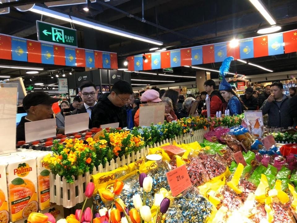 Казахстанские продукты появились в Китае