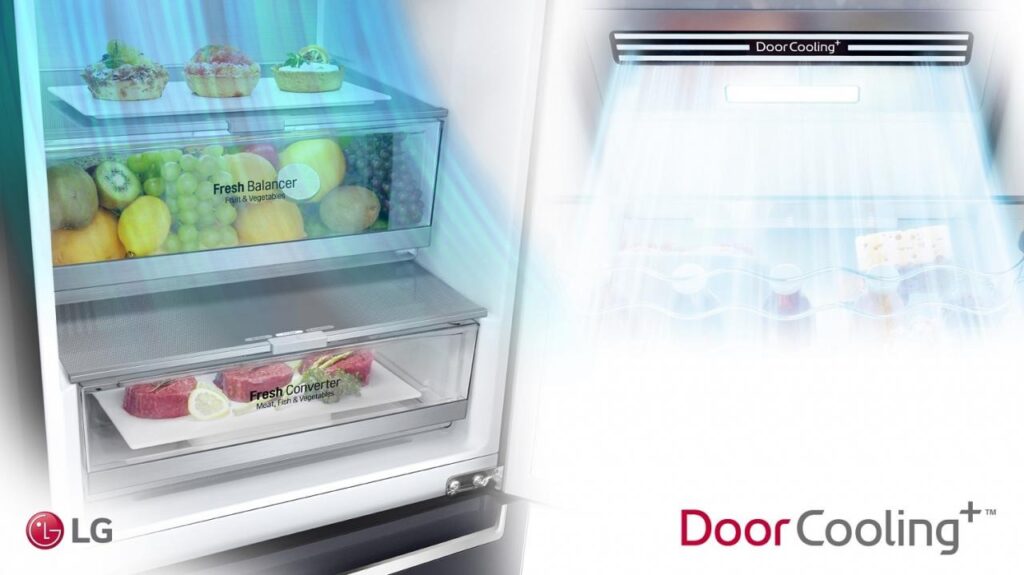 Естественная свежесть продуктов с LG DoorCooling+