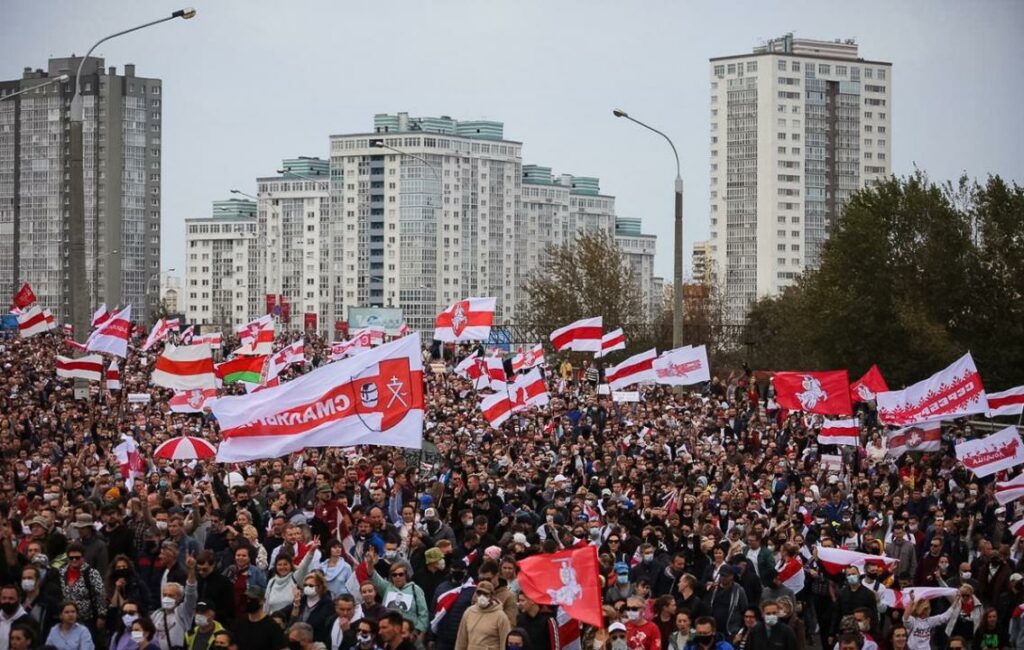 В Беларуси прошел митинг в поддержку политзаключенных