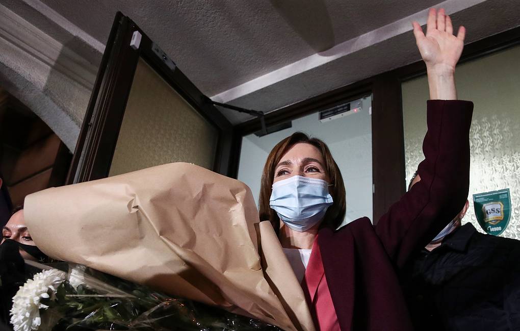 Молдовада өткен президенттік сайлауда Санду 57,75% дауыспен жеңіске жетті