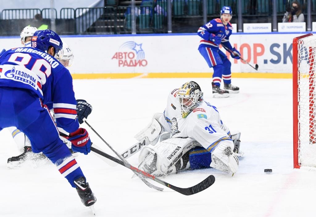 ХК «Барыс» проиграл СКА в чемпионате КХЛ