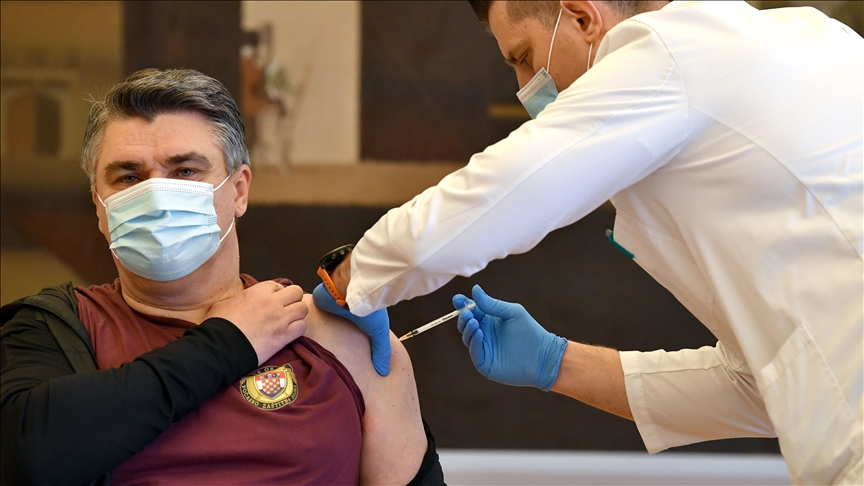 Хорватия Президенті індетке қарсы екпе салдырды