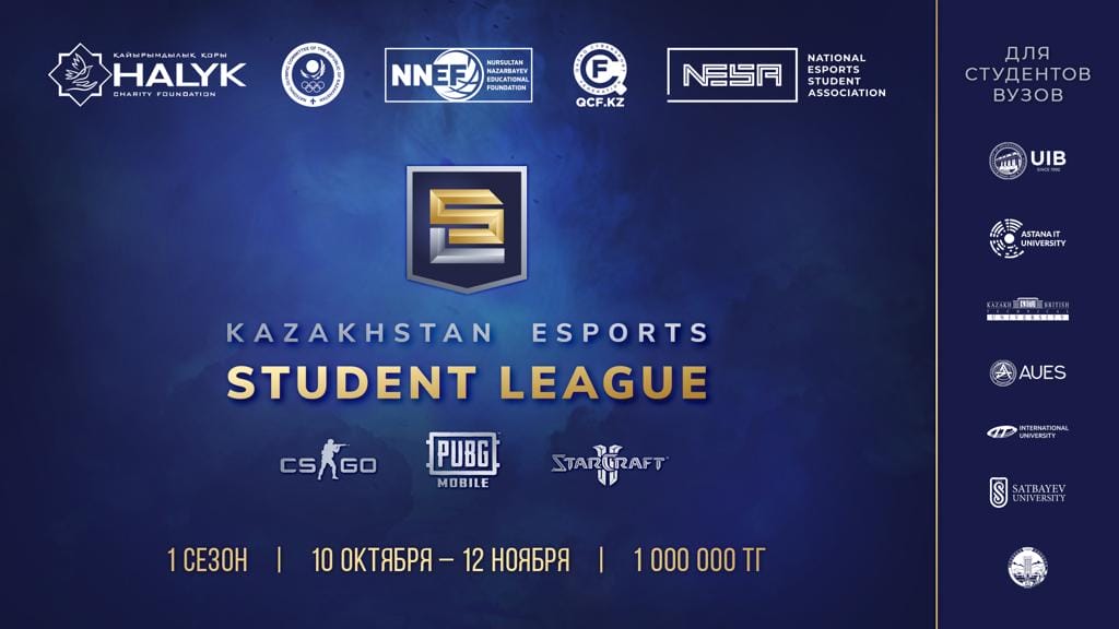 Сколько можно заработать в Kazakhstan Esports Student League