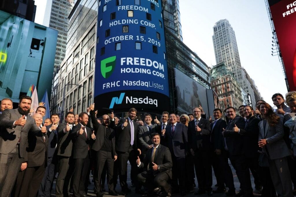 Выручка Freedom Holding Corp. выросла на 239%