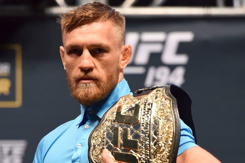 Макгрегор попросил UFC изготовить для него специальный пояс