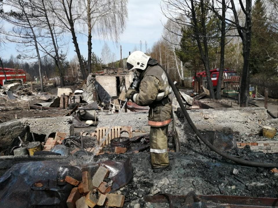 Пожар в ВКО тушили более двух суток