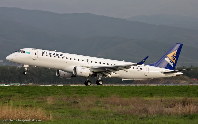 Air Astana подала иск в $12 млн на производителя самолетов Embraer