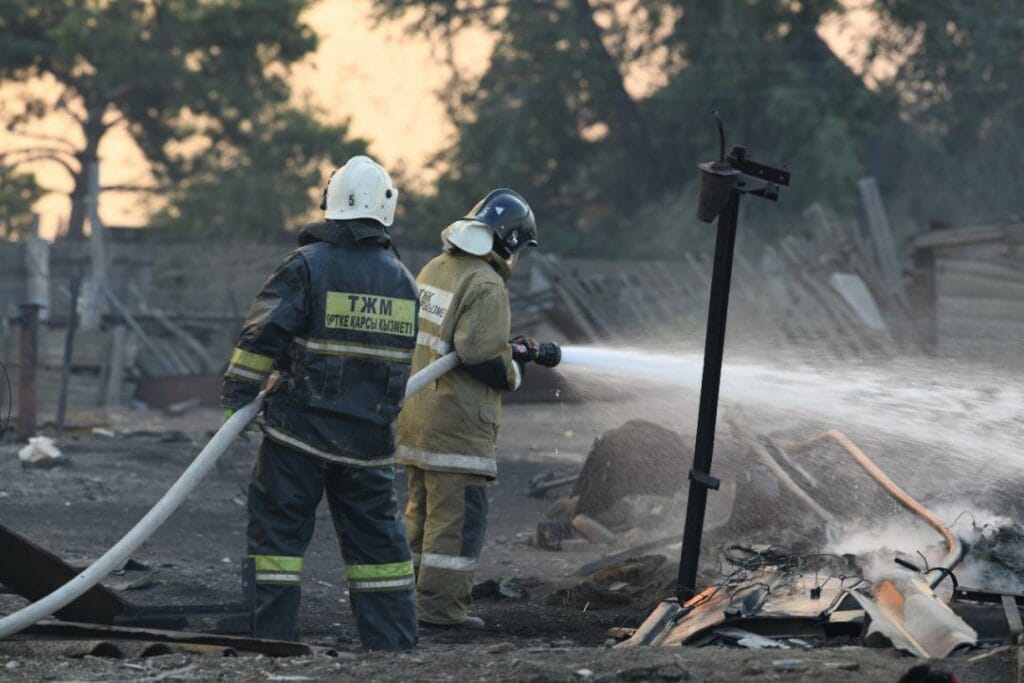 На западе Казахстана горят более 15 га леса