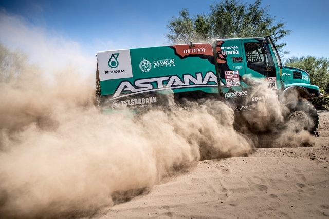 Грузовик Astana Motorsports завершил Дакар четвертым