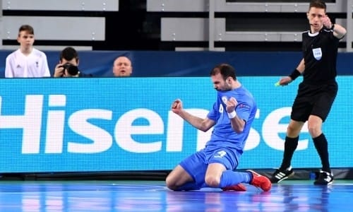 Сборная Казахстана вышла в полуфинал чемпионата Европы по футзалу