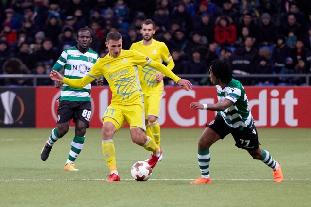 «Астана» завершила евросезон волевой ничьей со «Спортингом»