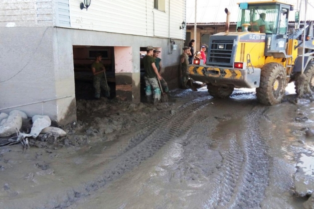 В поселке под Алматы подтопило 82 двора