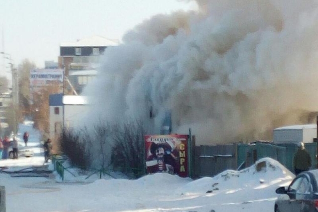 В Костанае горел пивной бар