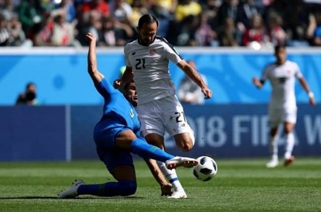 ЧМ-2018: Сборная Бразилии обыграла Коста-Рику со счетом 2:0