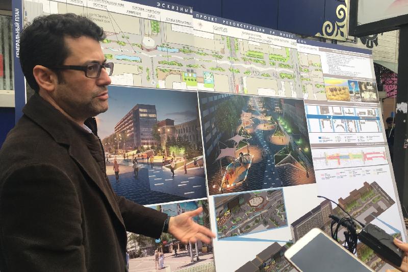 В Алматы презентовали проект реконструкции Арбата