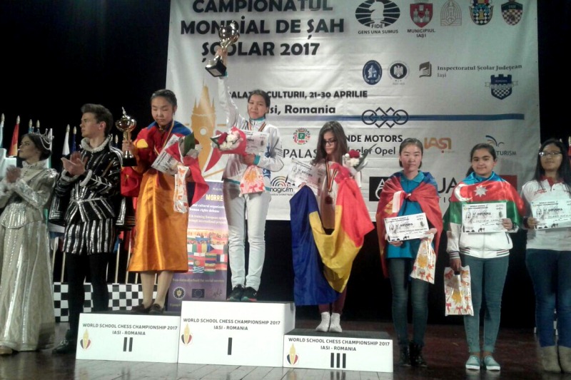 Асель Серикбай стала чемпионкой мира по шахматам среди школьников