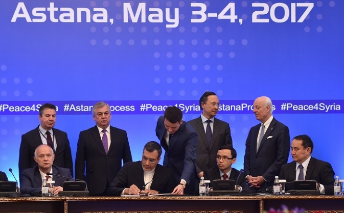 По итогам встречи в Астане страны-гаранты договорились о создании зон деэскалации в Сирии