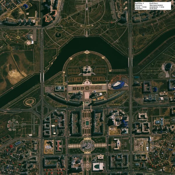 Астану планируют проектировать из космоса