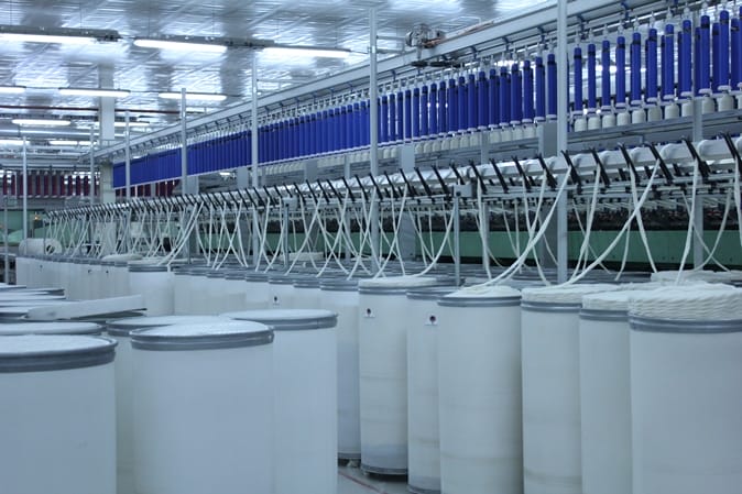 Возобновлено производство прядильно-крутильной фабрики «OXI TEXTILE»