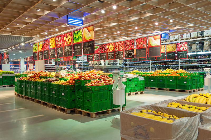 Рост цен на продукты рассчитывают сдержать при помощи гипермаркетов