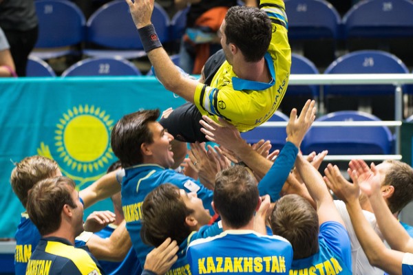 Сборная Казахстана одержала победу над Аргентиной в матче Кубка Дэвиса