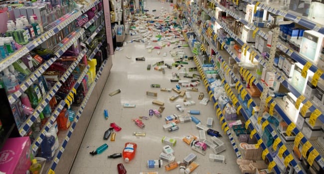 В Калифорнии произошли два землетрясения подряд