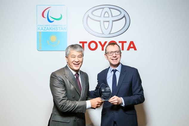 Toyota в партнерстве с НПК будут продвигать паралимпийский спорт в Казахстане