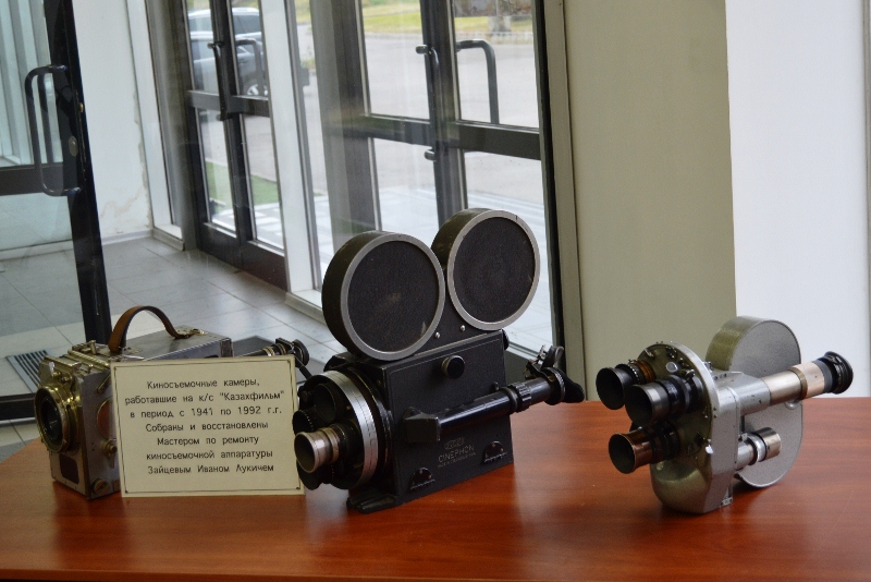 На «Казахфильме» открылась выставка, посвященная истории казахстанского кинематографа