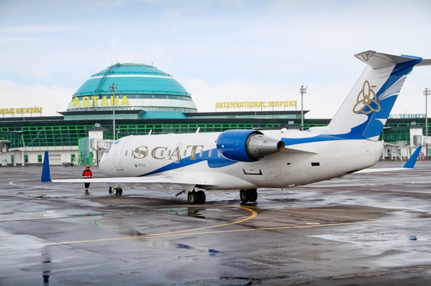 Самолет SCAT совершил незапланированную посадку в Костанае