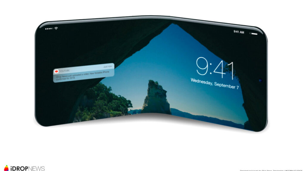 Apple запатентовала сгибаемый дисплей для смартфона