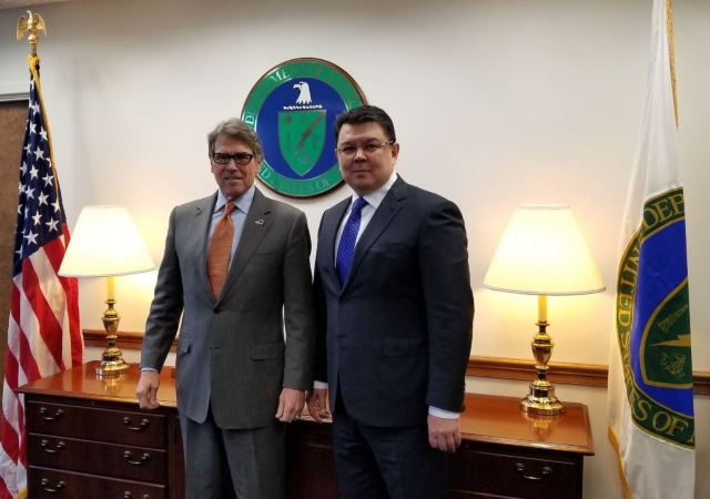 Казахстан и США обсудили ряд вопросов в области энергетического партнерства