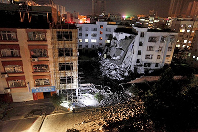 В Китае за сутки прогремело 18 взрывов