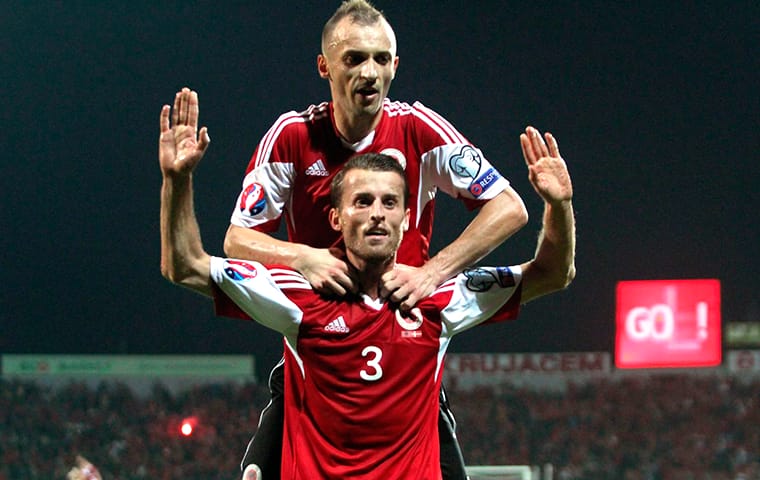 Футбол. EURO-2016. Албания впервые стала участником финальной стадии