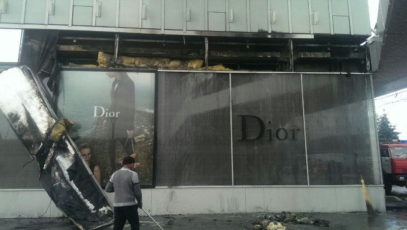 В ТРЦ «Esentai mall» в Алматы произошел пожар